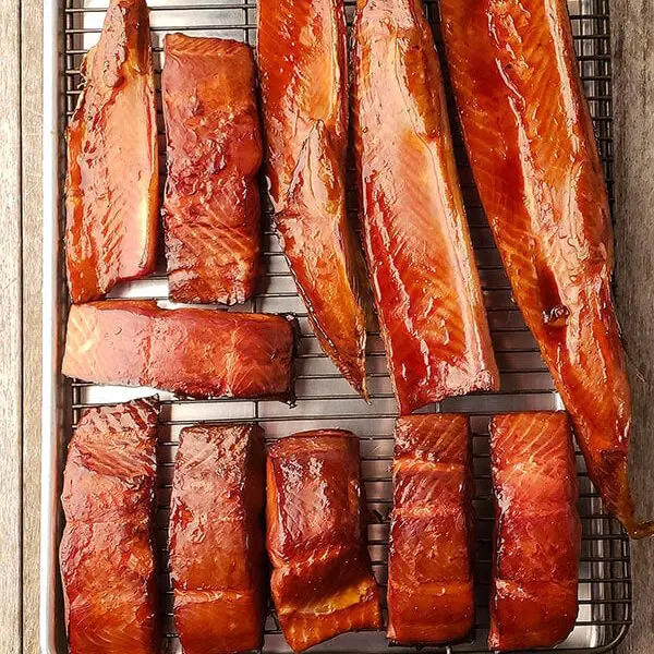 Hot Smoked Salmon per Kilo