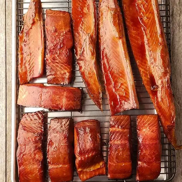 Hot Smoked Salmon per Kilo