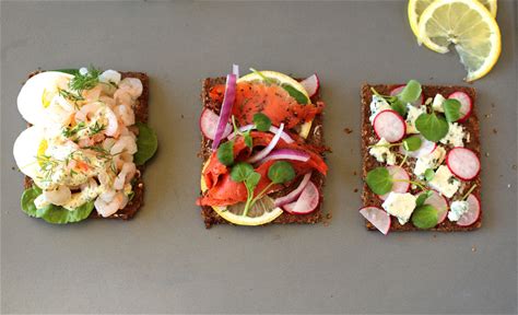 Danish mixed open sandwiches x 6